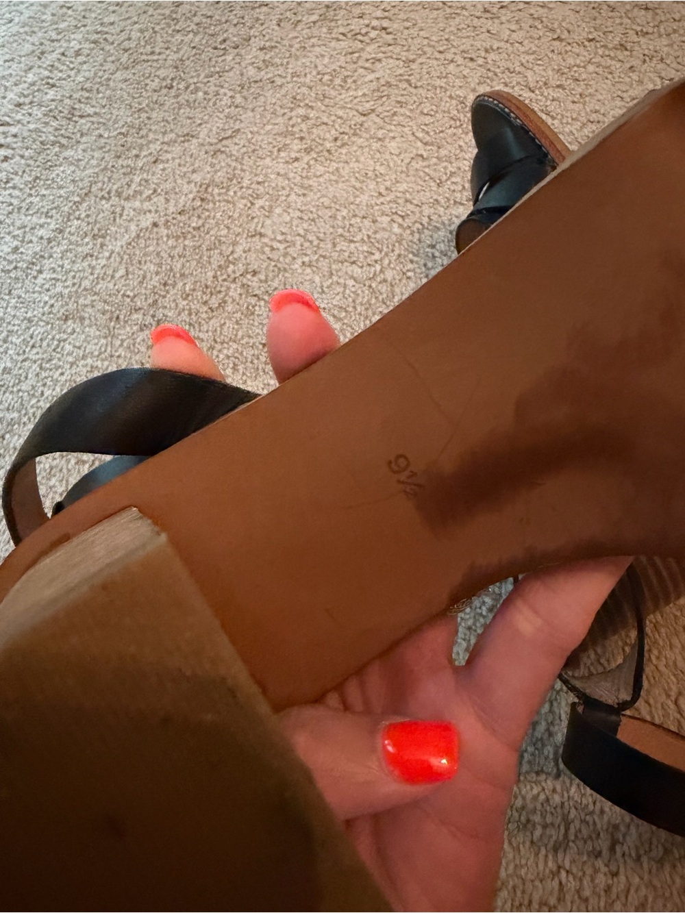 Madewell Adler black strappy sandal - Picture 4 of 4